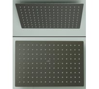 Лейка тропического душа прямоугольная ViEir 20×30 см верхний душ графит V2014-G
