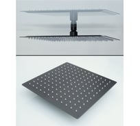 Лейка тропического душа квадратная ViEir 30×30 см верхний душ графит VR2102-30G