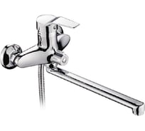 Смеситель для ванны FRAP с изливом и дивертором F22063