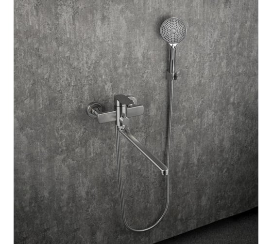 Смеситель для ванны FRAP с изливом и дивертором F22805 1