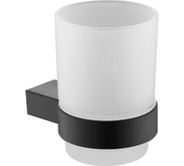 Стакан для зубных щеток VIDAGE Неверка, настенный, черный, металл 1418008