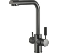 Смеситель для кухни с выдвижной лейкой и подключением фильтра для питьевой воды FRAP F4352-9