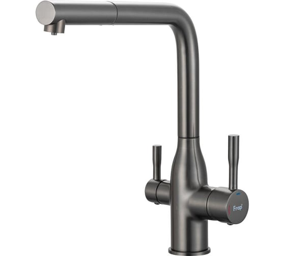 Смеситель для кухни с выдвижной лейкой и подключением фильтра для питьевой воды FRAP F4396-39 1