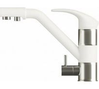 Кухонный смеситель Polygran ДУО (Белый Хлопок №36) 660700