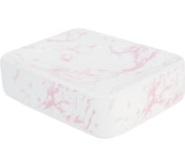 Мыльница VIDAGE Marmo Rosa,белый мрамор 1378003