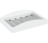 Мыльница VIDAGE Gwyn Cleddyf, полирезина, белый 1373004