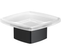 Настольная мыльница LANGBERGER стекло, черный матовый 11317A-BP