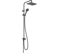 Душевая система Hansgrohe Vernis Shape Showerpipe 230 1jet Reno, матовый черный 26282670