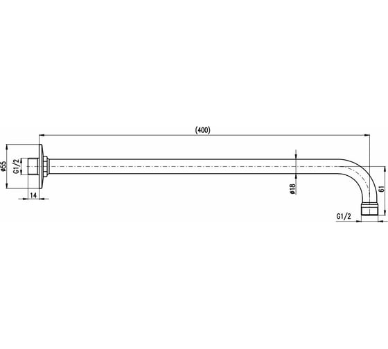 Держатель для душевой RavSlezak MD0150B