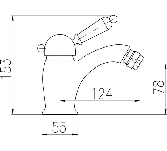 Смеситель RavSlezak L545.5KCMAT