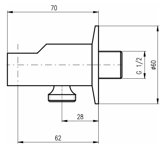 Держатель для душа RavSlezak MD0614RB