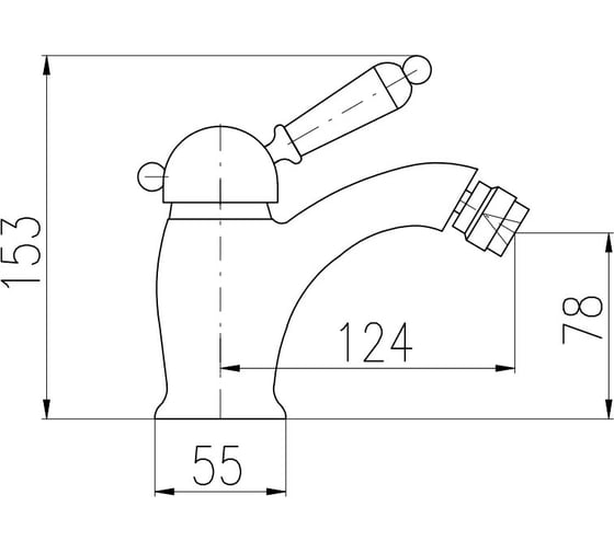 Смеситель RavSlezak L545.5KCMATZ