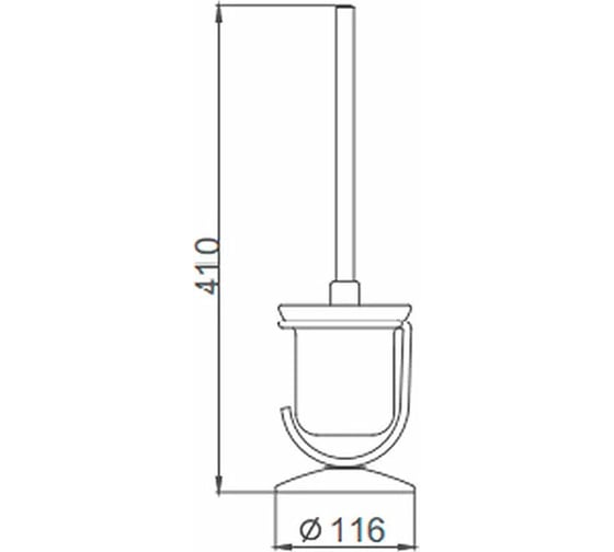 Ершик напольный Ekko E910