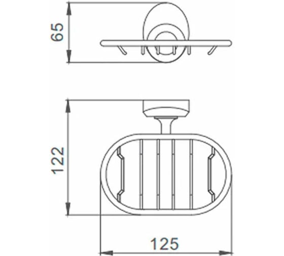 Держатель + мыльница Ekko E1602-1
