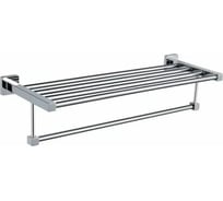 Полка с полотенцедержателем хром Ekko E3324