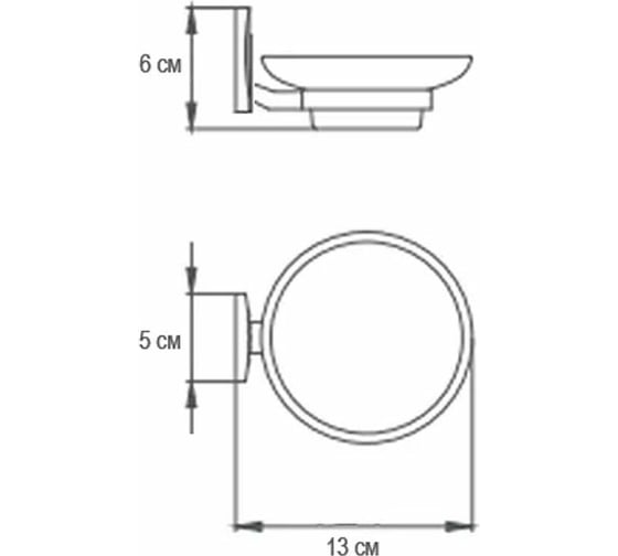 Держатель + мыльница Ekko E1602