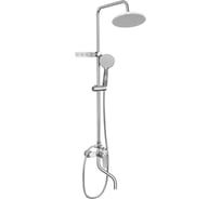 Душевая система FRAP с поворотным изливом, лейкой и верхним душем F24001
