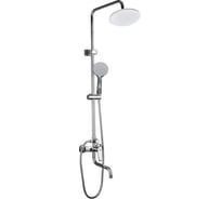 Душевая система FRAP с поворотным изливом, лейкой и верхним душем F2427