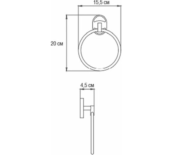 Полотенцедержатель Ekko E1904