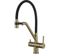 Смеситель для кухни GAPPO с гибким изливом и подключением фильтра для питьевой воды G4398-83