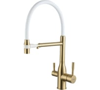 Смеситель для кухни с гибким изливом и подключением фильтра для питьевой воды FRAP F4398-3