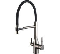 Смеситель для кухни с гибким изливом и подключением фильтра для питьевой воды FRAP F4398-9