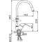 Корпус смесителя FRAP F4403 2