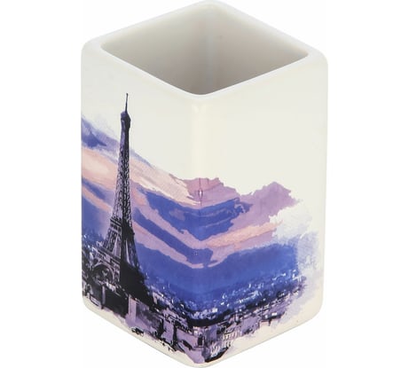 Стакан для ванной комнаты Рыжий кот Париж керамика TU-P 002906