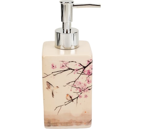 Дозатор для жидкого мыла Рыжий кот Сакура керамика DIS-S 006517