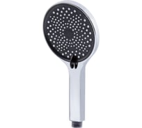 Лейка для душа MIXLINE ML 3009 3 позиции (блистер) ЧЕРНЫЙ/ХРОМ 554374