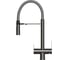Смеситель для кухни MIXLINE 35k MLSS-0401BL серый гиб. излив магнит, подкл.к фильтру, ЧЕРНЫЙ ГРАФИТ 556011 2