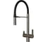 Смеситель для кухни MIXLINE 35k MLSS-0401 ЧЕРНЫЙ гиб. излив магнит, подкл.к фильтру, п/гайку САТИН 556013 1