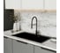 Смеситель для кухни MIXLINE 35k MLSS-0402BL черный гибкий излив магнит, п/гайку ЧЕРНЫЙ ГРАФИТ 556021 4