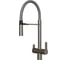 Смеситель для кухни MIXLINE 35k MLSS-0401 СЕРЫЙ гиб. излив магнит, подкл.к фильтру, п/гайку САТИН 556010 1