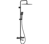 Душевая система с термостатом, поворотным изливом-переключателем, лейкой и верхним душем FRAP F24007-6