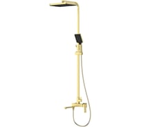 Душевая система с поворотным изливом, лейкой и верхним душем FRAP F2491-3