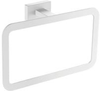 Полотенцедержатель кольцевой настенный ViEiR нержавеющая сталь, белый V5011-F