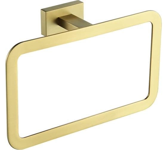 Полотенцедержатель кольцевой настенный ViEiR нержавеющая сталь, матовое золото V5011-S 1