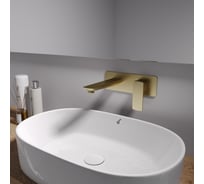 Встраиваемый смеситель для раковины Oliveeka золото матовое OL-869003-BG