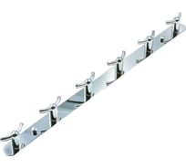 Крючки на планке Bath Plus двойные, 6 крючков 1216-К