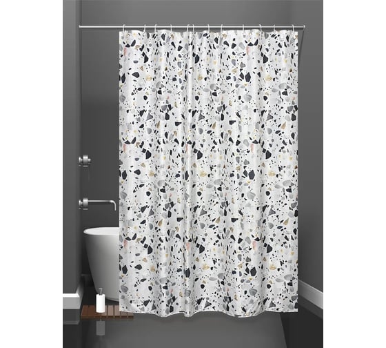 Штора для ванной Bath Plus 180x180 TERRAZZO мульти ch-21264