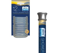 Комплект Bath Plus хром, кольца прозрачные KKAK-06