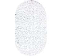 Противоскользящий коврик для ванны Bath Plus Линза 67x38 прозрачный 6-101