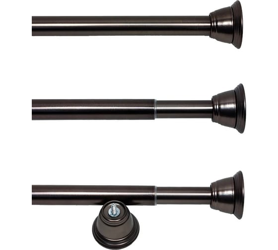 Комплект: карниз и кольца Bath Plus DCKDC009