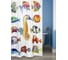Комплект: штора для ванной и кольца Bath Plus akch-21294 4