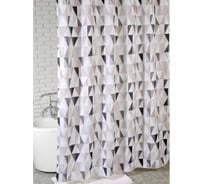 Штора для ванной Bath Plus 180x180 TRIANGULAR SCRAWL grey ch-21260/8