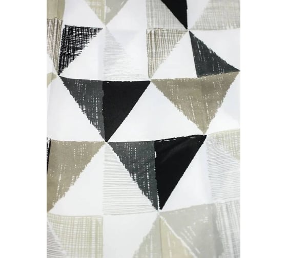Штора для ванной Bath Plus 180x180 TRIANGULAR SCRAWL grey ch-21260/8