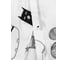 Комплект: штора для ванной и кольца Bath Plus Little Black Cat AKCH-12256 8