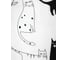 Комплект: штора для ванной и кольца Bath Plus Little Black Cat AKCH-12256 9