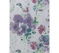 Комплект: штора для ванной и кольца Bath Plus ROMANTIC FLOWER akch-21270